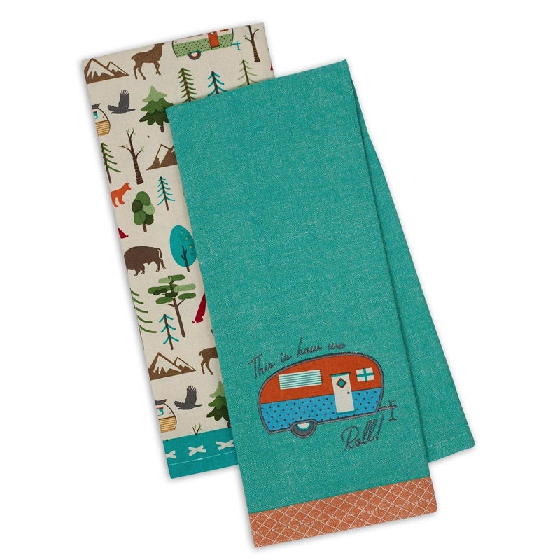 DII How We Roll! Dishtowel Set of 2 - Image 1
